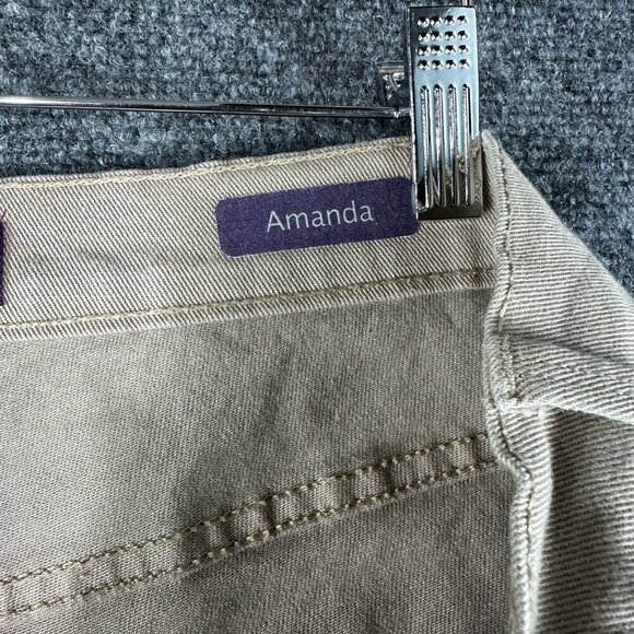 Gloria Vanderbilt Jeans Womens 22W Amanda Tan Cotton Stretch Pockets - Picture 6 of 10